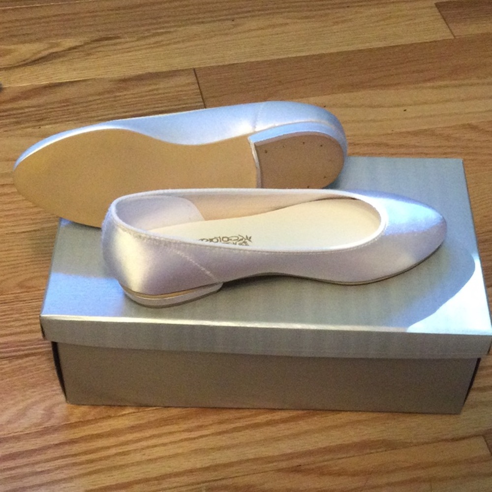 Girls Satin Flat